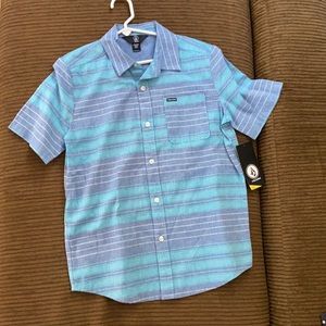 Volcom Boys Medium (so 10-12) button up shirt